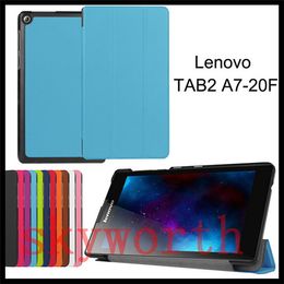Voor Lenovo Tab 3 8 Plus 7 Essential 710F 730M A10-30 A10-70 A8-50 A7-20 Yoga 3 Folio Flip 3 Map Lederen Case Stand