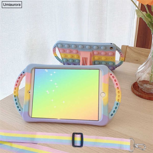 Pour Lenovo Tab M8 3ème génération TB-8506F M8 FHD 8,0 pouces TB-8705F TB-8505F TB-8505X Etui Tablette Enfants Silicon Bubble Stand Cover HKD230809