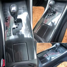 Pour Lexus IS250 IS300 2006-2012 Panneau de commande central intérieur Poignée de porte Autocollants en fibre de carbone Autocollants Accessoire de style de voiture