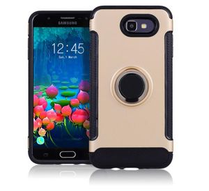 Para LG Aristo 2 K20 plus Iphone X Anillo magnético Kickstand Car Phone Case a prueba de golpes 360 grados giratorio Finger Holder
