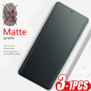 Voor LG G8 G8S G8X V30 G6 G7 plus dunq Volledige dekking Matte Hydrogel -filmscherm Protector LG Wing Velvet V60 V50 V30 PLU Thinq