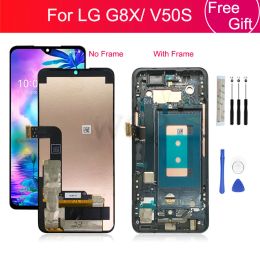 Pour LG G8X Thinq LCD Affichage de l'écran tactile Assemblage de numériseurs avec affichage de cadre pour LG V50S LCD LLMG850EMW Remplacement