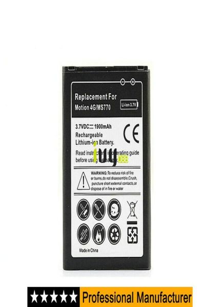 Pour LG Motion 4G MS770 Batteries de téléphone portable LS860 LW770 US730 LG730 AS730 P770 P705 P700 Optimus L7 Battery BL44JH 1900mAH 100pcs7921364