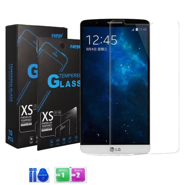 Para LG X Power 3 V40 Aristo 3 Protector de pantalla de vidrio templado Moho G7 Power Z4 Play E5 Alcatel 1X Evolve Anti-Scratch