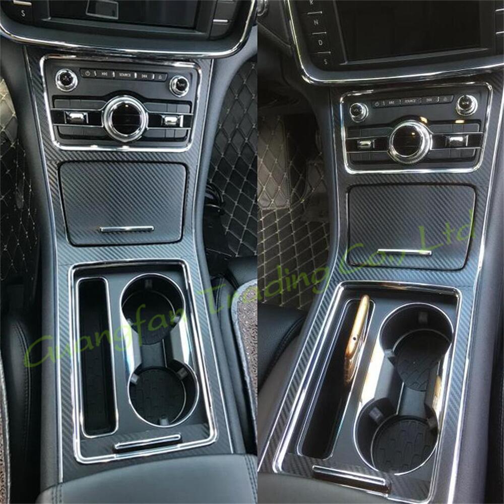 Para Lincoln Continental, estilo de carro 3D/5D de fibra de carbono, console interior do console de cores adesivos de moldagem de cor acessórios