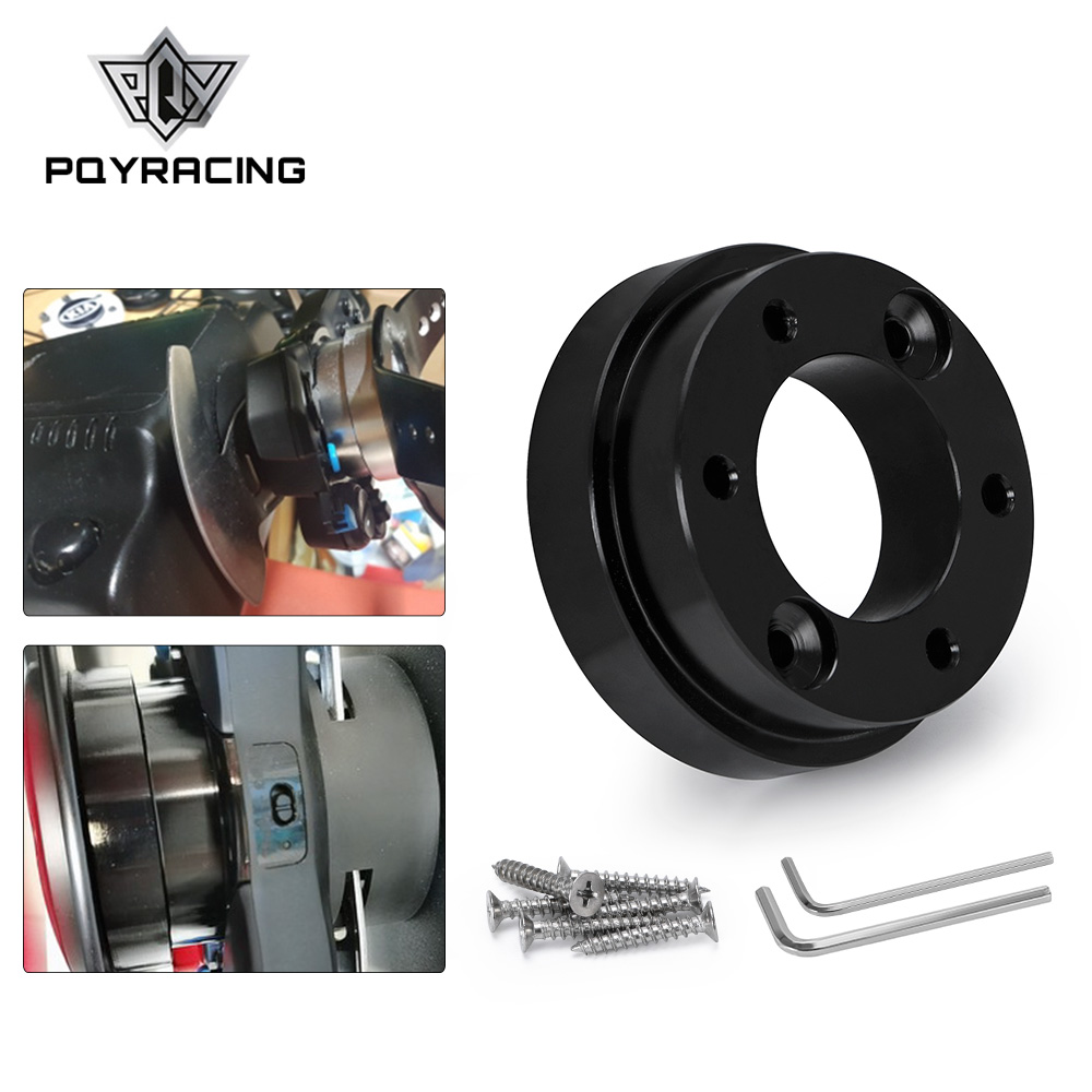 For Logitech G29 G920 G923 13/14inch Steering Wheel Adapter Plate 70mm PCD Racing car game Modification PQY-HUB05BK