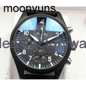 Voor luxe mannen horloges Mechanics Polshipwatch Fighter 3777 Piloot Top Timing Zes Pin Lumineuze waterdichte Men's Belt Designer 1P