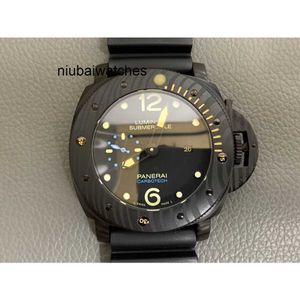 Voor luxe horloges Mens Mechanisch horloge Zwitserse automatische beweging Sapphire spiegel maat 47 mm geïmporteerd rubber horlogebandmerk Italië Sport