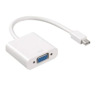 Pour MacBook Air Pro IMAC Mac Mini Thunderbolt Mini Displayport Display Port Mini DP vers l'adaptateur de câble VGA 1080p pour HDTV Monitor