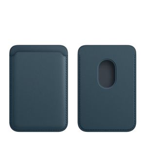 Macsafe – portefeuille magnétique en cuir, pour Apple iPhone 15 14 13 12 11 Pro Max Plus, étui avec support pour cartes de téléphone, accessoires