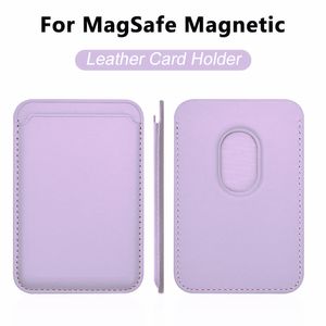 Voor Magnetische Lederen Slot Kaarthouder Portemonnee Case Voor iPhone 15 14 Pro Max 13 12 11 Telefoon Accessoires