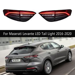 Luz trasera LED para Maserati Levante 16-20, accesorios para coche, señal de giro dinámica, luz de marcha atrás, montaje de luz trasera