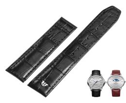 Pour Maurice Lacroix Eliros Watchband Band de bracelet de veau de première couche 20 mm 22 mm Brun Brown Verineuse Bandle de montre en cuir en cuir1271522