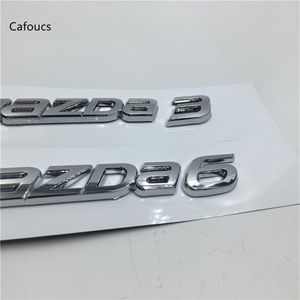 Voor Mazda 3 6 Embleem Badges Logo Kofferbak Nummer Letters Naam plate226l