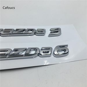 Voor Mazda 3 6 embleembadges Logo achterste rompnummer Letters Naam Plaat214W