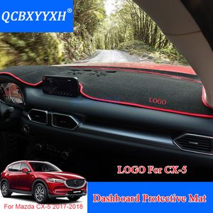 Pour Mazda CX-5 2017-2018 haut/bas Mach Silicone tableau de bord tapis de protection intérieur photophobisme coussin ombre coussin voiture style