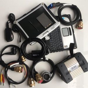 MB Star Diagnostic Tool System C3 met 120 GB HDD goed geïnstalleerd in CF19 laptop-aanraakscherm