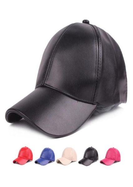 Pour les hommes Snapback Femmes Hat de golf noir Blanc Red Baseball Cap Pu en cuir STRAP CURSTUM CURNICT CURMO