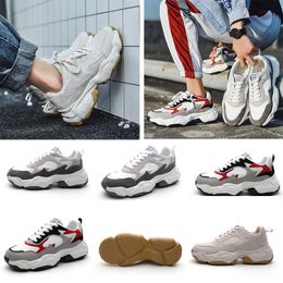 para hombres top Mujeres newHigh Quality Fashion Old Dad Shoes Gris Blanco Rojo Negro Transpirable Cómodo Sport Designer Sneakers 39-44 Comtable