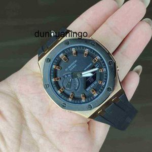 voor heren luxe mechanisch horloge shock aangepaste kopie zwart bronzen autolight gratis fullset ontwerpers polshorloges