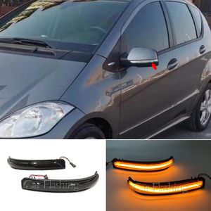 Para Mercedes Benz A B Class W169 A160 W245 Facelift 2008-2012 LED Dynamic Side Mirror Turn Signal Light Lámparas secuenciales