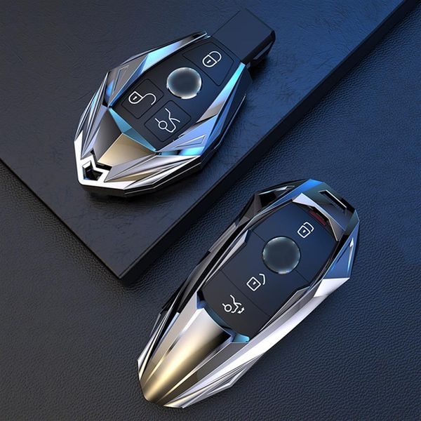 Para Mercedes Benz Clase A B C S R V GL y ML GLA GLC GLE GLK GLS SLC EQC AMG Car Remote Key Cover Case Key Shell Car Styling262A