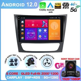Pour mercedes-benz classe E W211/CLS-classe 2005-2008 2din autoradio Android lecteur multimédia de voiture GPS WIFI Carplay DSP Monitor-3