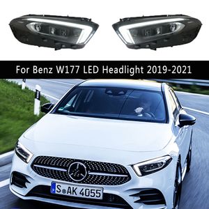 Voor Mercedes Benz W177 A180 A200 A220 LED Koplamp 19-21 DRL Dagrijverlichting Voorlamp Streamer richtingaanwijzer Auto Accessoires