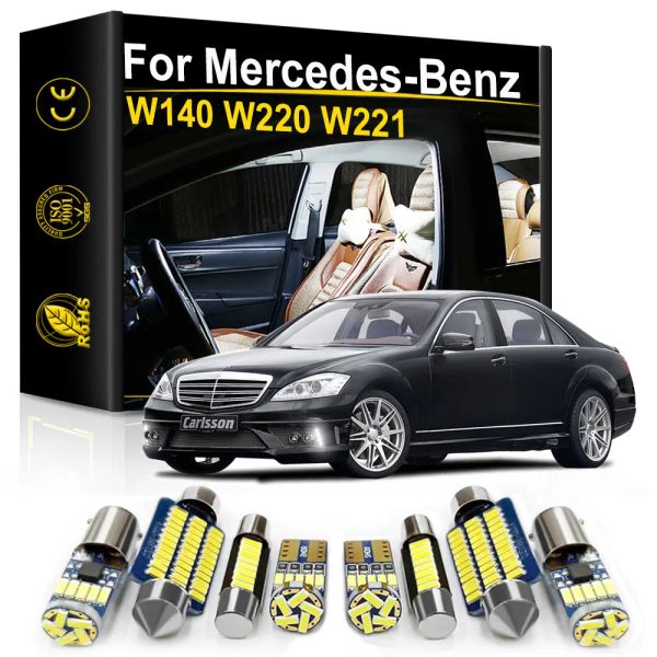 Pour Mercedes Benz W220 W221 W140 S CLASSE S280 S300 S320 S350 S420 S450 S500 S550 S600 S55 S63 S65 Canbus Car intérieur LED LED LED