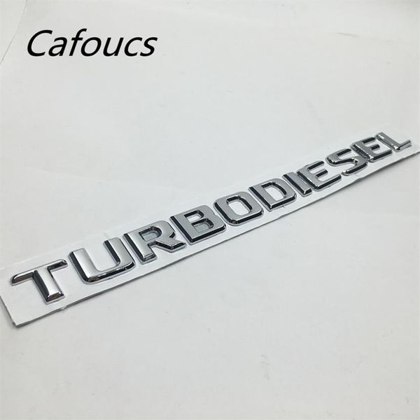 Pour Mercedes Benz W463 W140 W124 Turbodiesel lettrage emblème marque coffre arrière turbo diesel logo stickers340a