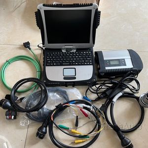 Voor Mercedes Diagnose Tool Mb Star C4 Sd Connect met V2023.09 SSD Xentry in cf19 i5 Gebruikte Laptop Volledige Kit
