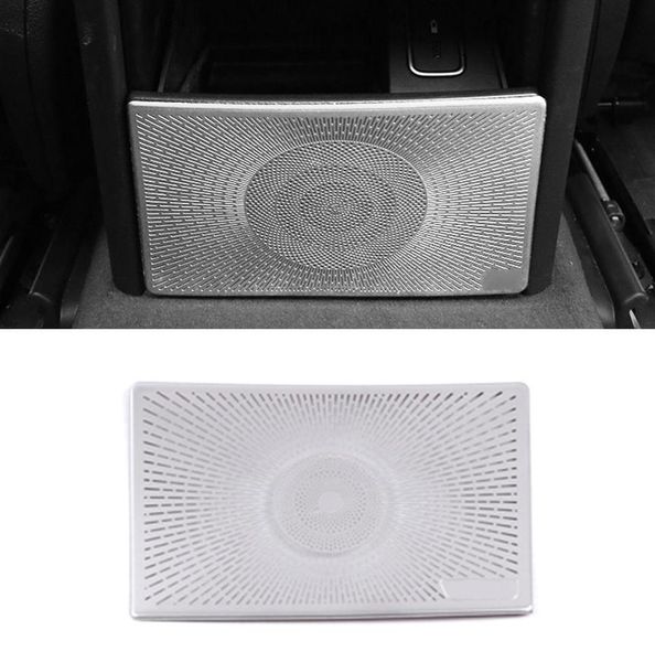 Couvercle de haut-parleur de voiture en acier inoxydable, garniture sonore de porte, autocollant de cadre, accessoires d'intérieur 3865870, pour Mercedes- GLS X167 2020 2021