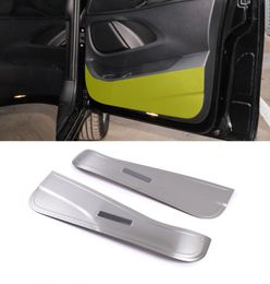 Para mercedes-v-class 2017-2020 accesorio de coche inoxidable 2 puertas Anti-kick Pad cubierta molduras de Marcos decoración Interior Moulding5413689