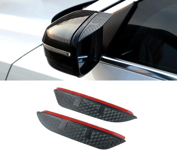 Para MercedesBenz Clase C 2007 2021 W204 W205 pegatinas de coche espejo retrovisor lateral lluvia ceja visera parasol protector Auto Accessorie2576362