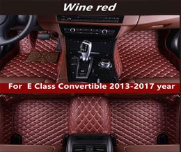 pour Mercedesbenz E Class Convertible 20132017 ans non folie de sol non toxique Mat de voiture MAT278H7153255
