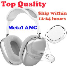 Para material de metal AirPods Max AirPods Pro Maxs Calidad original con accesorios de auriculares ANC Case de protección impermeable Caso de viaje de auriculares