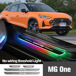 Voor MG One 2021-2023 2022 Auto-deur Sill Light Aangepast Logo LED Welcome drempel Pedaallampaccessoires