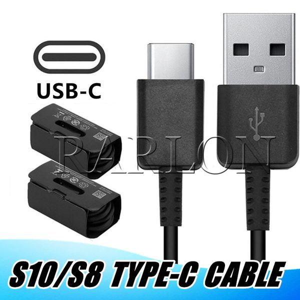 Nouveau câble USB S10 câble USB Type C 2A câble de chargeur rapide pour Samsung Galaxy s20 S10 Plus S9 S8 Plus Note 10 8 EP-DG970BBE