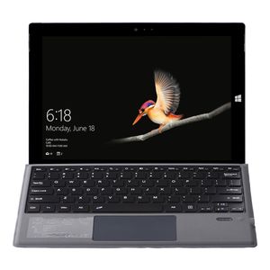 Para Microsoft Surface Pro 7 Fundas para tabletas Teclado Bluetooth inalámbrico delgado y ligero Accesorios de entretenimiento de oficina de escritorio