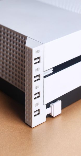 Pour Microsoft Xbox One Slim USB Hub Xbox Ones Extender quatre accessoires de console de jeu USB 20 Port8035594