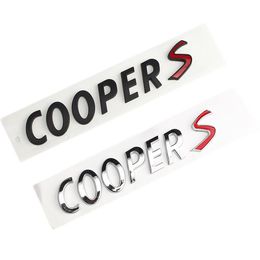 Voor MINI COOPER S Kofferbak Letters Lettertype Logo Badge Sticker Auto Achterklep COOPERS Naambord Decoratieve Decals Accessories261z