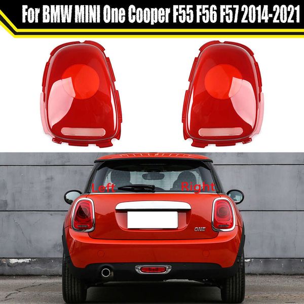 Pour Mini One Cooper F55 F56 F57 2014-2021, les feux de freinage des feux arrière remplacent le couvercle de la coque de lampe arrière automatique