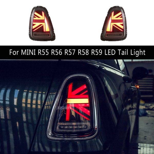 Pour MINI R55 R56 R57 R58 R59 feu arrière LED 07-13 brouillard frein arrière feux de stationnement ensemble de feu arrière accessoires de voiture pièces automobiles