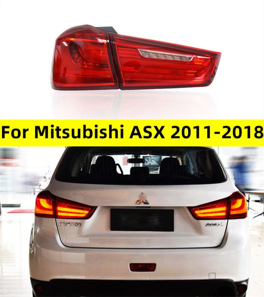 Para Mitsubishi ASX LED Taillight 2011-20 18 ASX Luz trasera Brazo de freno ADVERTENCIA Señal de giro Reflector Lámpara