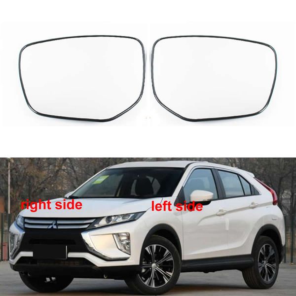 Pour Mitsubishi Eclipse Cross 2018-2021 accessoires de voiture remplacer les lentilles de rétroviseur côté extérieur lentille en verre réfléchissante