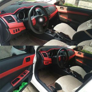 Pour Mitsubishi Lancer EX 2009-2016 autocollants de voiture auto-adhésifs 3D 5D en fibre de carbone vinyle autocollants et décalcomanies de voiture style de voiture Accesso203P