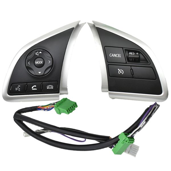Pour Mitsubishi Outlander 2013-15 LeftRightandWire Commutateur de régulateur de vitesse Bouton de volant Audio Lecteur Android Commutateurs Répondre au téléphone Bluetooth