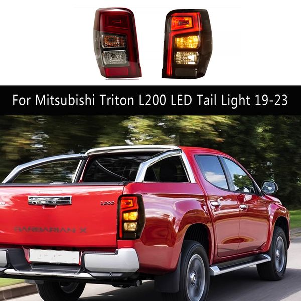 Para Mitsubishi Triton L200 LED Light Light 19-23 Styling Dynamic Streamer Indicador de señal de giro Brazo Reverso de estacionamiento Luces de estacionamiento