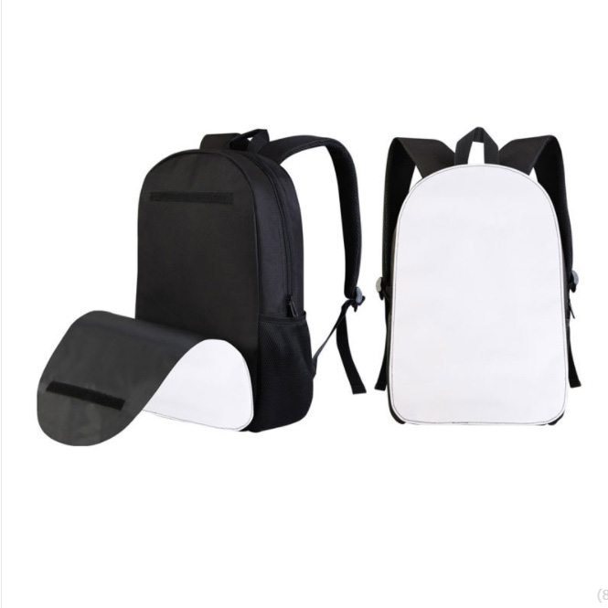 (50 штук) Пустое сублимация теплопередача рюкзак для школьной сумки.