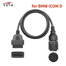 Pour les motos Adaptateur à 10 broches Cable ICOM-D 10 Pin à 16pin OBD2 Connecteur de diagnostic Motobikes OBD 2 Extension